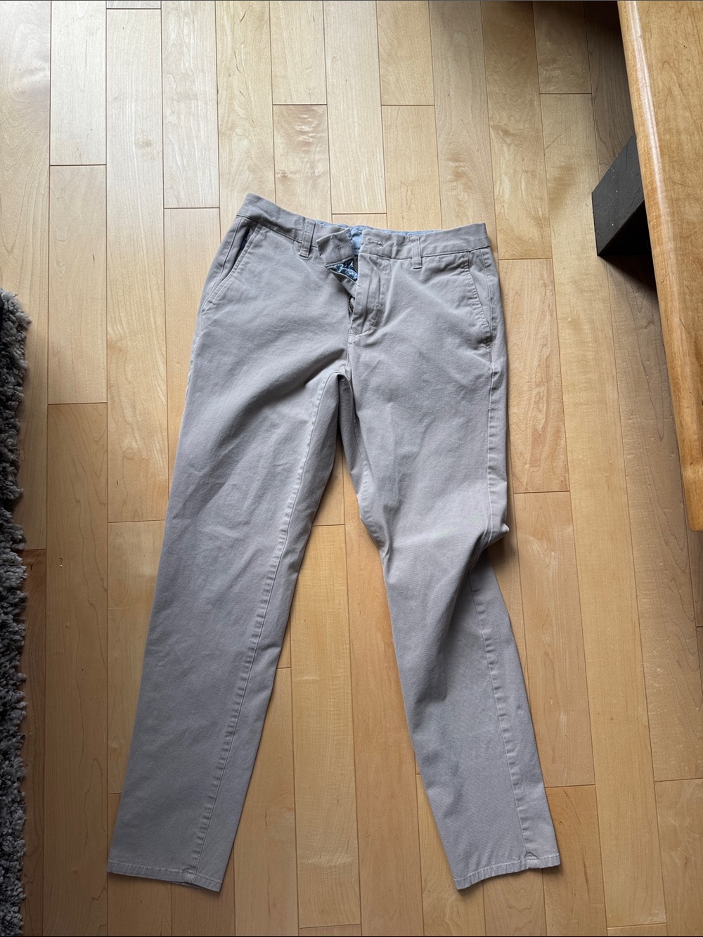 Men's Slim Straight Chinos - Light tan